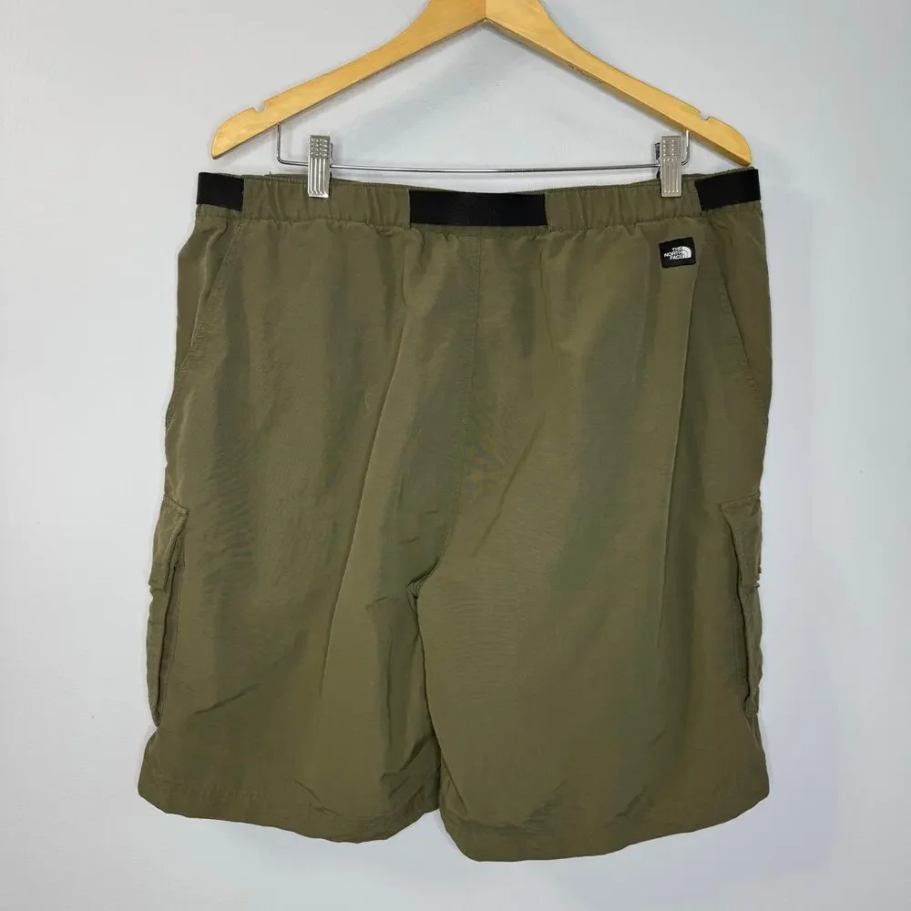 The North Face Mens Cargo Nylon Shorts Outdoor Hiking Belted Men's XL